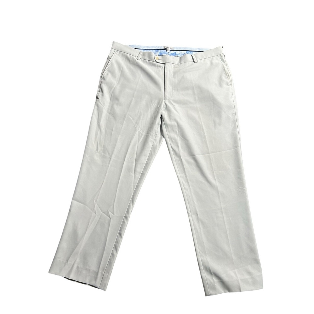 Peter‎ Millar Durham High-Drape Performance Golf Pants Gray Mens 40x34 (40x27)